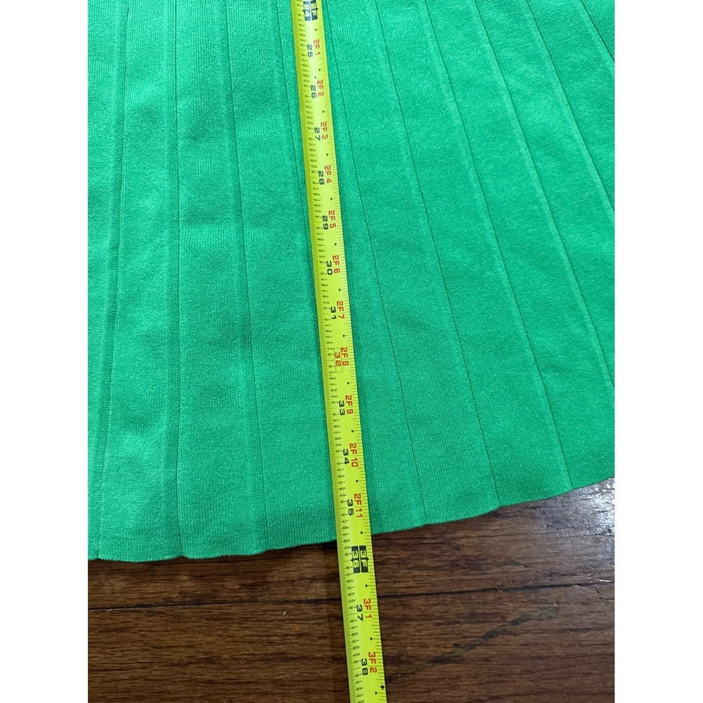 COS Women Green Ribbed Knit Sleeveless A-Line Midi Dress NWT Size S - Picture 6 of 6